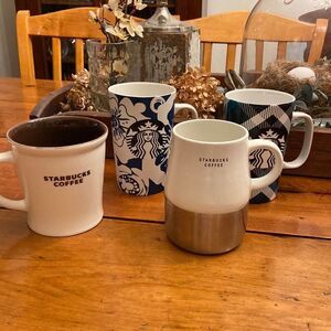 Starbucks Mugs lot of 4